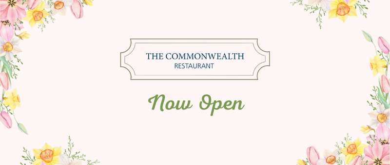 Commonwealth Restaurant Reopen